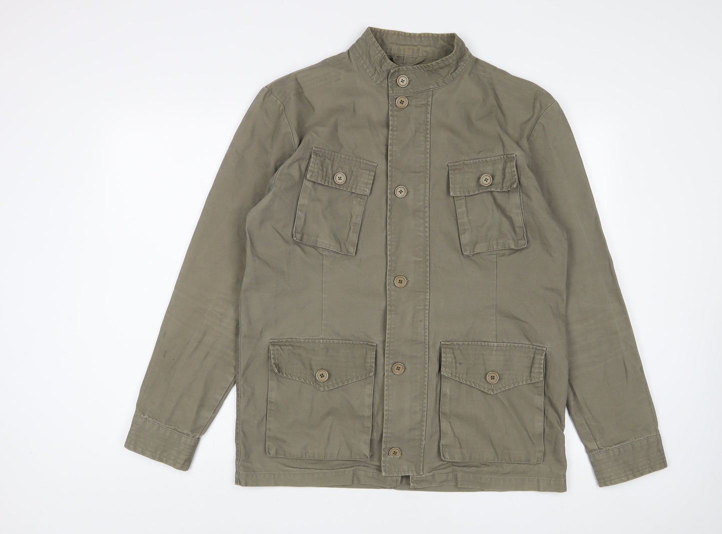 Mens UK Size S Simon Clark Green Jacket