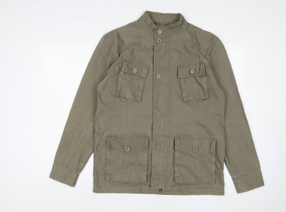 Mens UK Size S Simon Clark Green Jacket