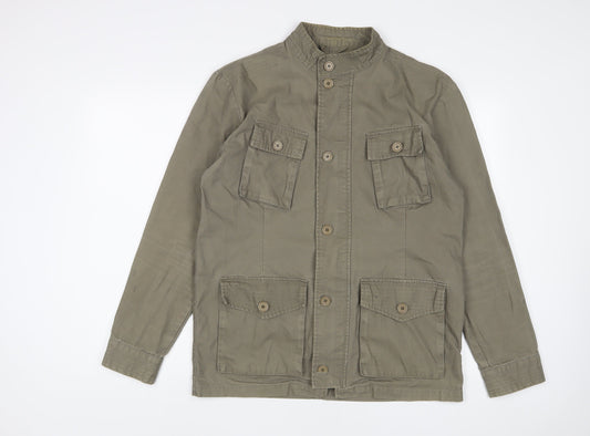 Mens UK Size S Simon Clark Green Jacket