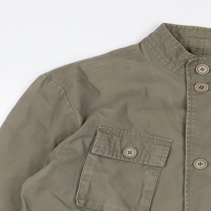 Mens UK Size S Simon Clark Green Jacket