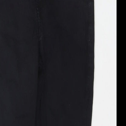 Topshop Womens Black Cotton Skinny Jeans Size 28 in L28 in Regular Zip