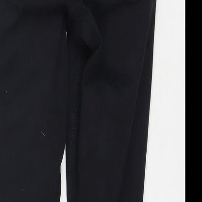 Topshop Womens Black Cotton Skinny Jeans Size 28 in L28 in Regular Zip