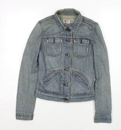 Womens UK Size 8 Warehouse Blue Jacket