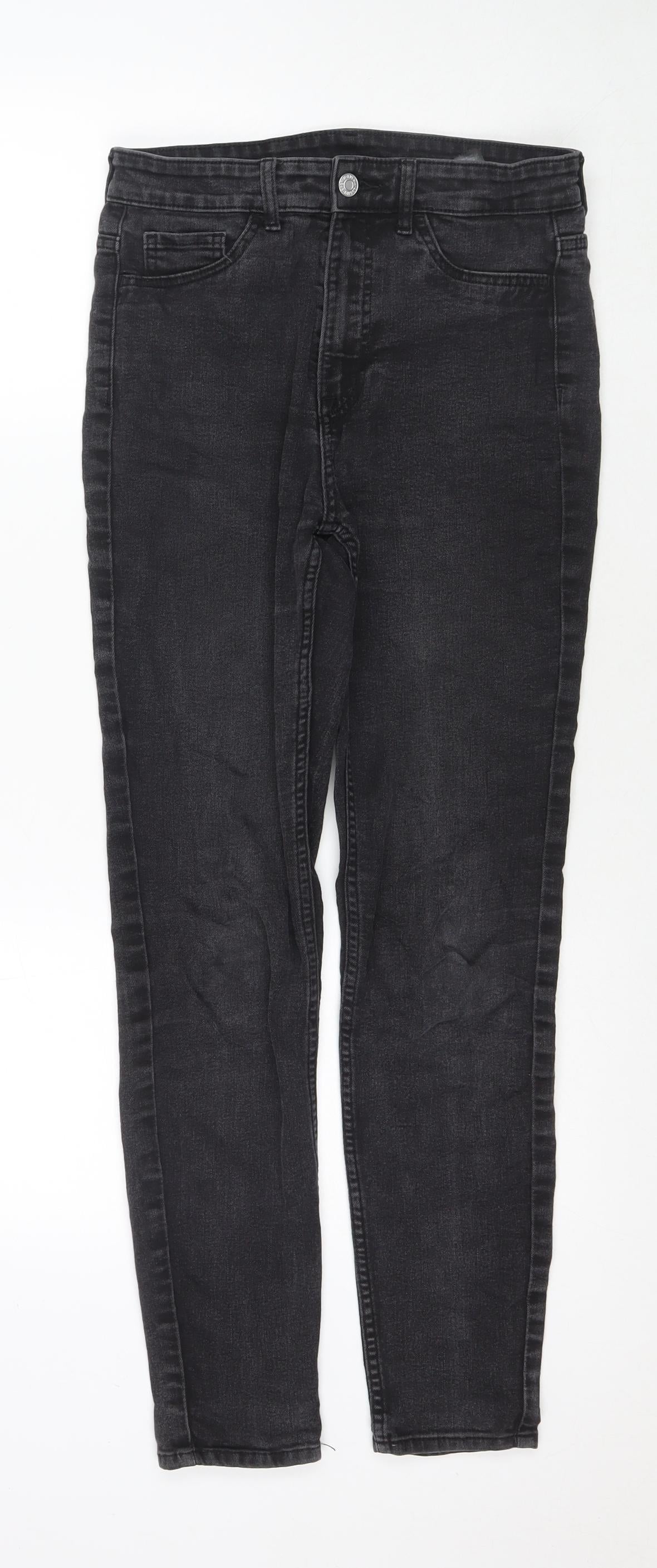 Womens UK Size S H&M Regular Fit Jegging Black Jeans