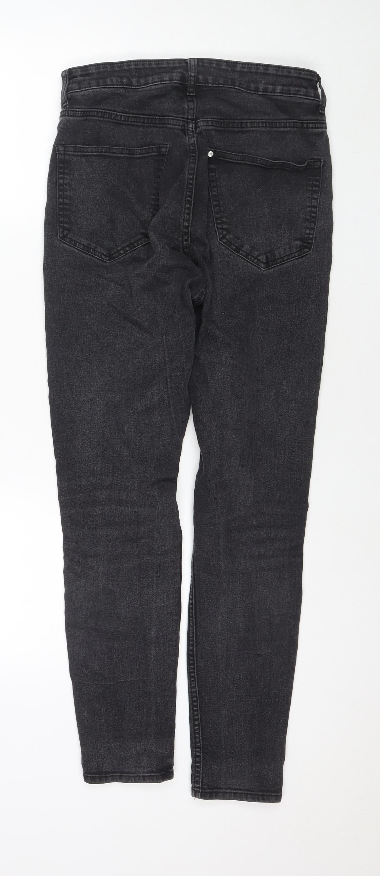 Womens UK Size S H&M Regular Fit Jegging Black Jeans