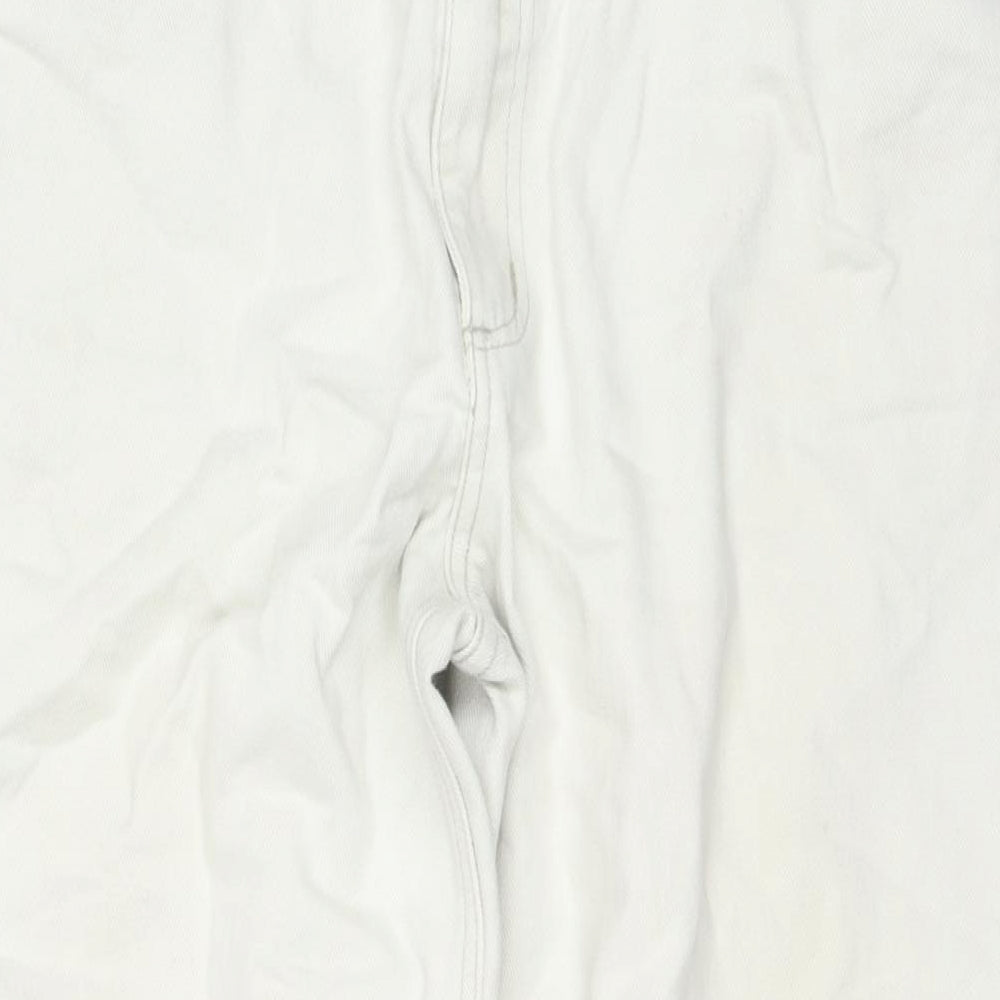 Western Trading Mens Ivory Cotton Straight Jeans Size 40 in L29 in Regular Zip