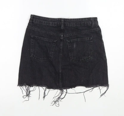 Womens UK Size 8 Topshop A-Line Denim Skirt