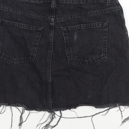 Womens UK Size 8 Topshop A-Line Denim Skirt