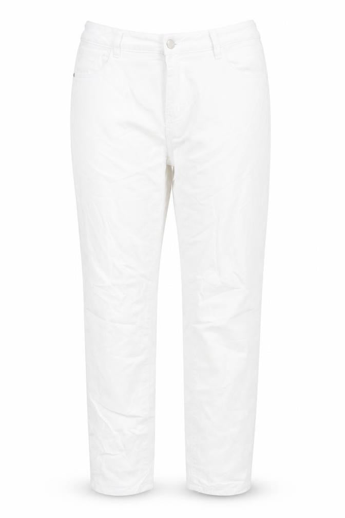 Womens UK Size 16 Miss Anna Regular Fit Skinny White Jeans