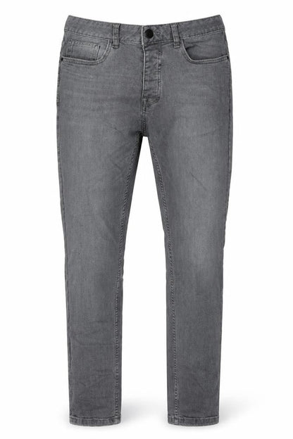 Mens UK Size 30 in Denim & Co. Regular Fit Skinny Grey Jeans