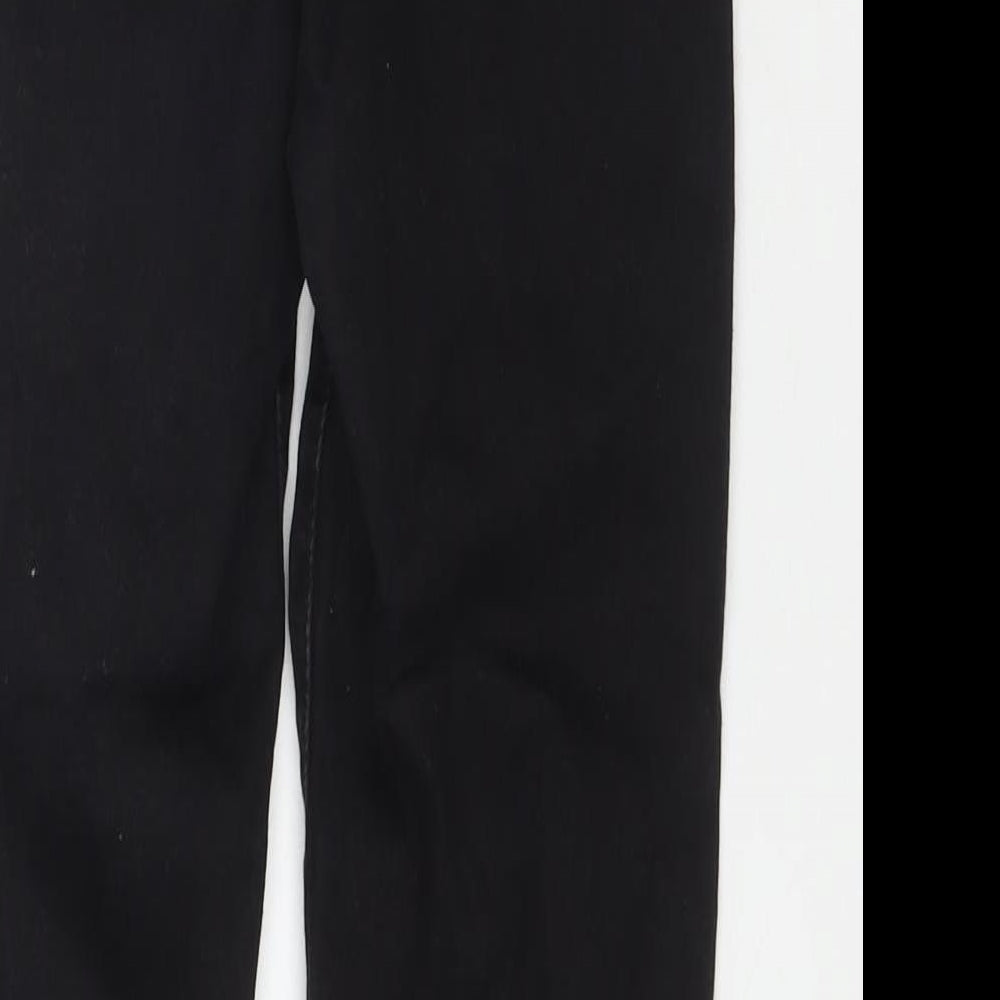 Denim & Co. Womens Black Cotton Skinny Jeans Size 14 L25 in Regular Zip