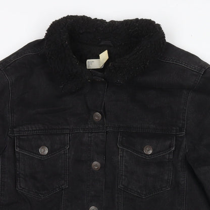 Womens UK Size 12 Topshop Black Jacket