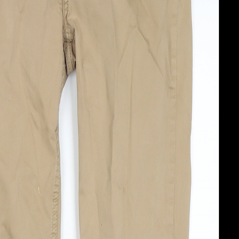 Womens UK Size 8 Tommy Hilfiger Regular Fit Straight Brown Jeans