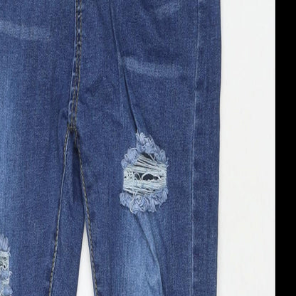 Womens UK Size 10 Denim Wise Regular Fit Skinny Blue Jeans