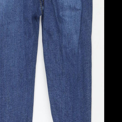Womens UK Size 10 Denim Wise Regular Fit Skinny Blue Jeans