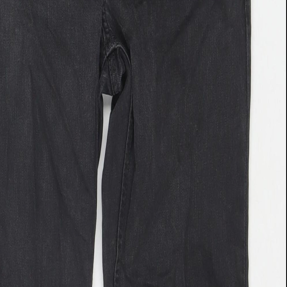 Boohoo Mens Black Cotton Skinny Jeans Size 28 in L29 in Regular Zip