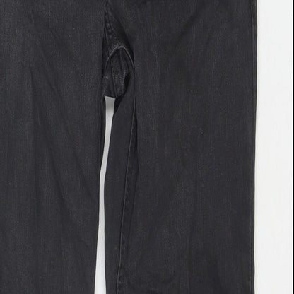 Boohoo Mens Black Cotton Skinny Jeans Size 28 in L29 in Regular Zip