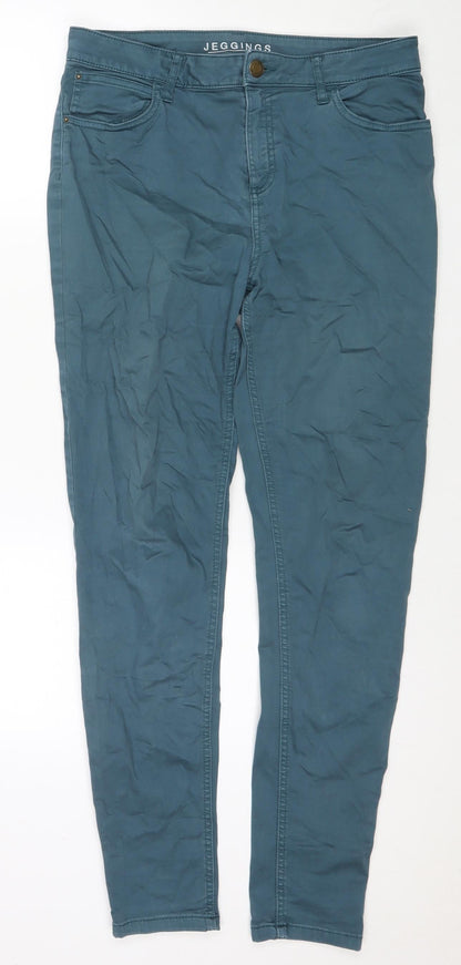 Womens UK Size 32 in Marks and Spencer Regular Fit Straight Blue Jeans