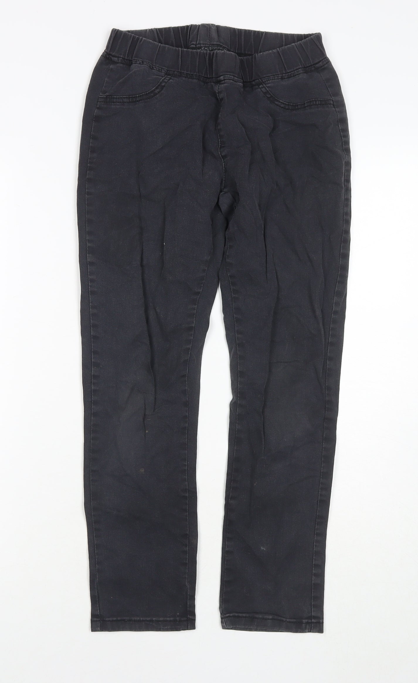 Bm Design Womens Black Cotton Jegging Jeans Size L L24 in Regular