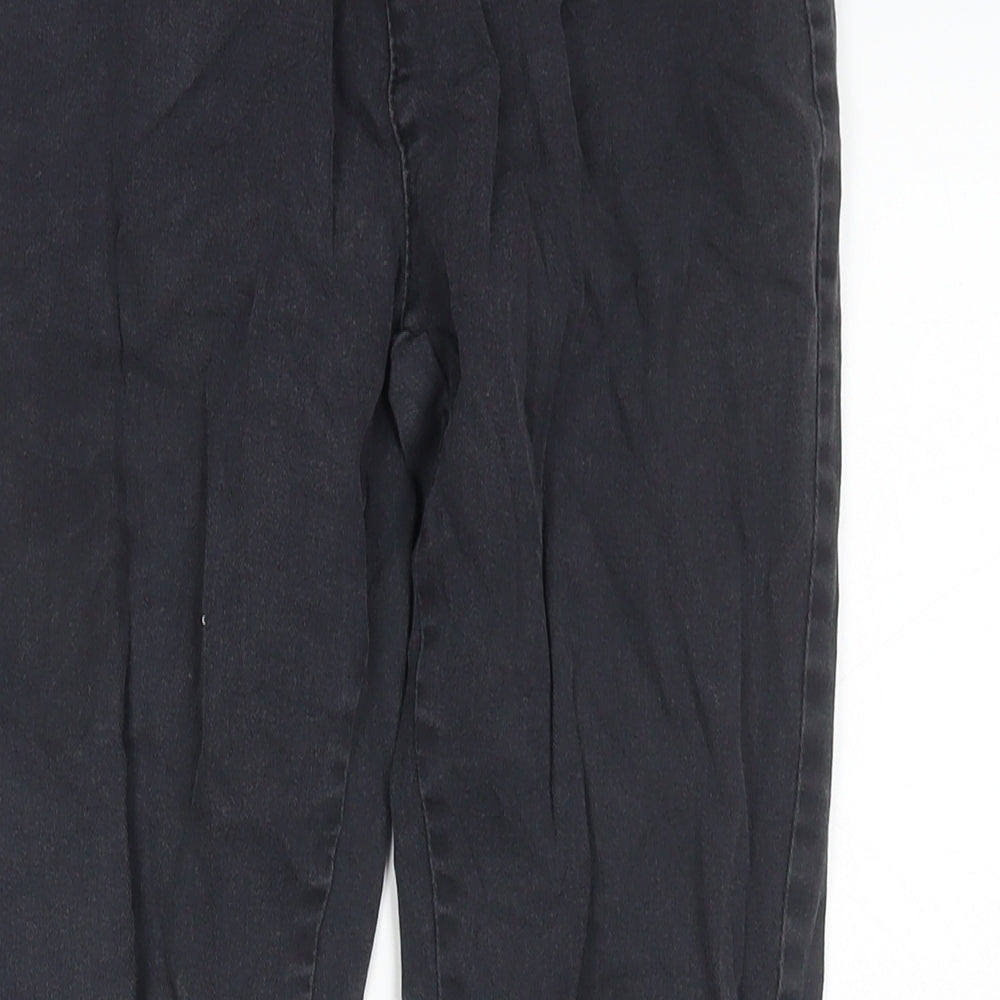 Bm Design Womens Black Cotton Jegging Jeans Size L L24 in Regular