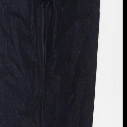 J Brand Womens Blue Cotton Blend Straight Jeans Size 28 in L30 in Regular Zip