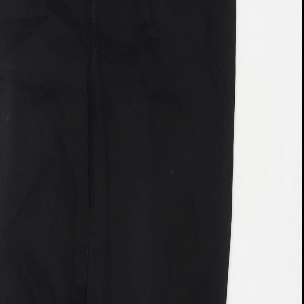 Womens UK Size 28 in J Brand Regular Fit Skinny Black Jeans