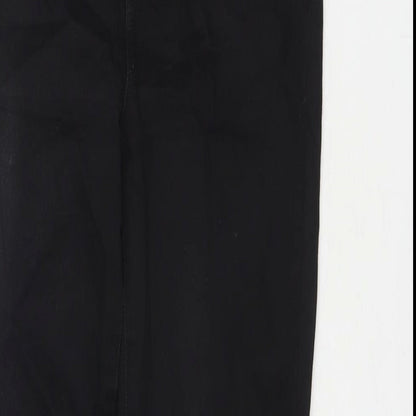Womens UK Size 28 in J Brand Regular Fit Skinny Black Jeans