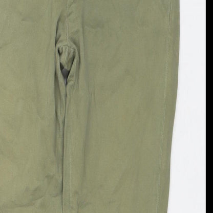 Womens UK Size 8 YAYA Regular Fit  Green Trousers