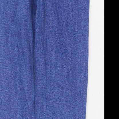 New Look Girls Blue Cotton Skinny Jeans Size 14 Years L28 in Regular Zip