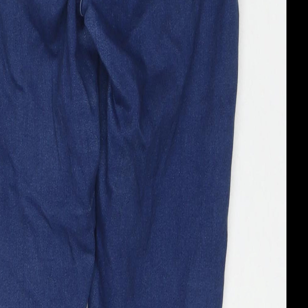 ASOS Womens Blue Cotton Straight Jeans Size 28 in L30 in Regular Zip