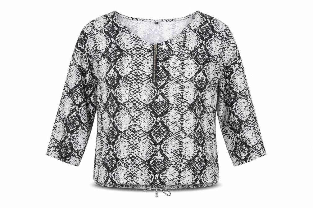 Womens UK Size 8 Intuition Grey Basic Blouse