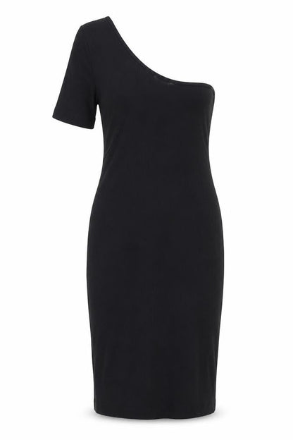 Zara Womens Black Polyamide Bodycon Size S Off the Shoulder Pullover