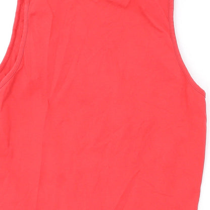 Womens UK Size 10 Wallis Pink Basic Tank
