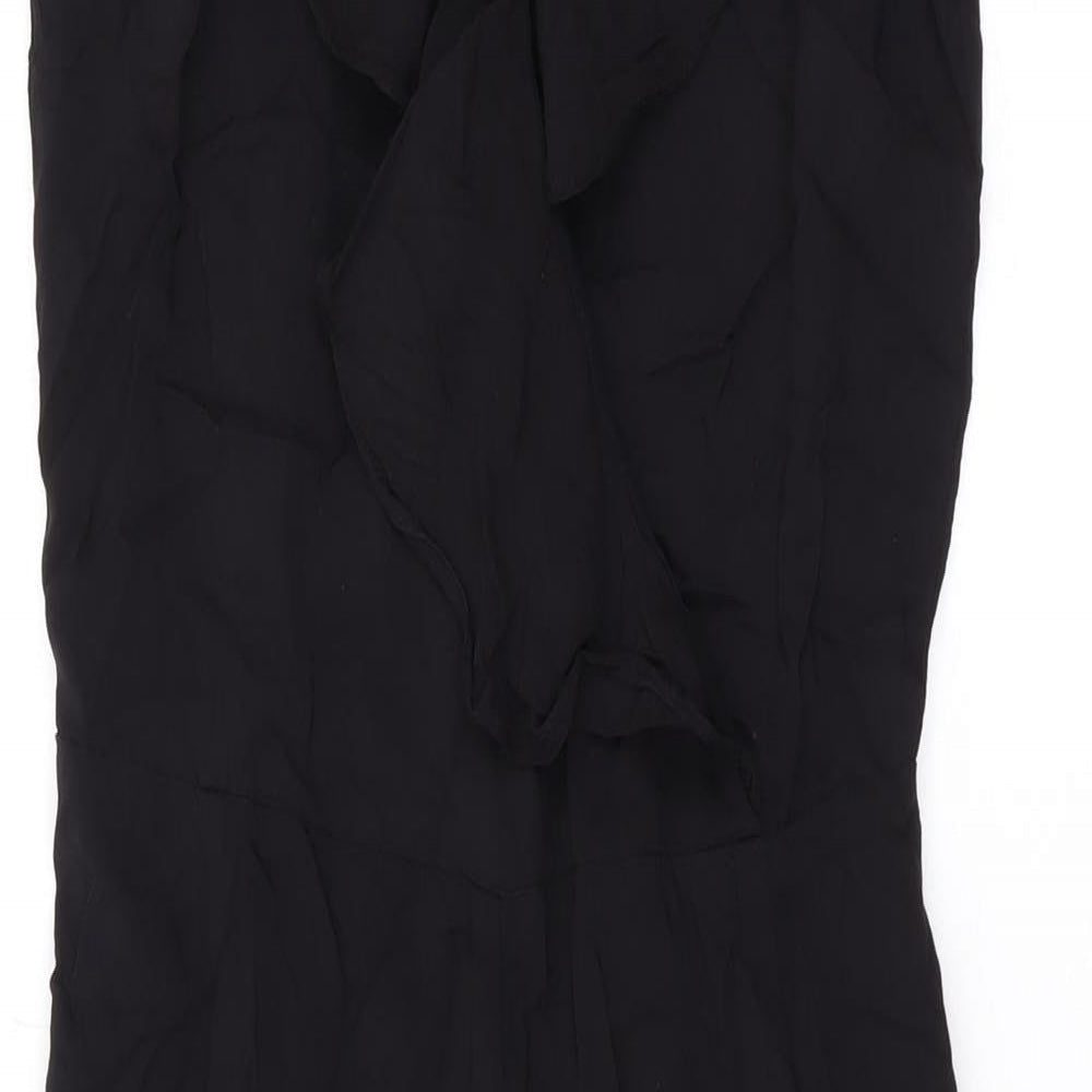 Divided by H&M Womens Black Cotton Jumpsuit One-Piece Size 6 L20 in Zip