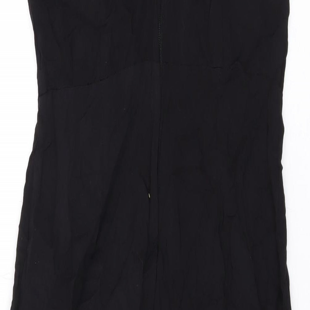 Divided by H&M Womens Black Cotton Jumpsuit One-Piece Size 6 L20 in Zip