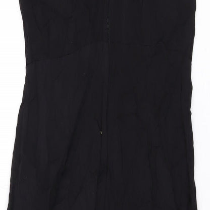 Divided by H&M Womens Black Cotton Jumpsuit One-Piece Size 6 L20 in Zip