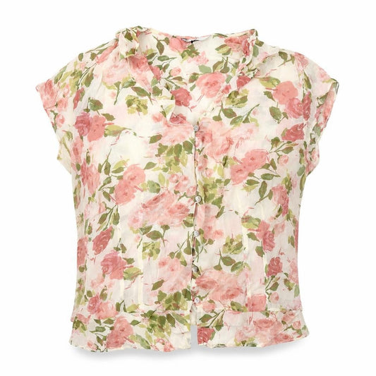 Womens UK Size 2 BHS White Basic Blouse