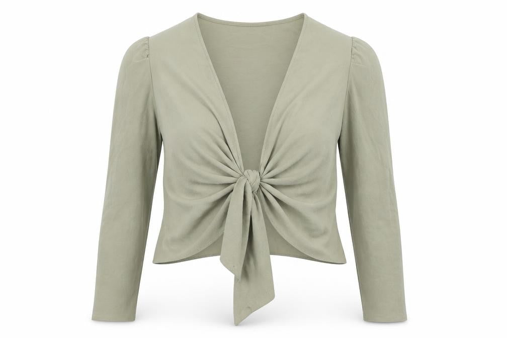 Womens UK Size 16 ASOS Green Shrug Jumper