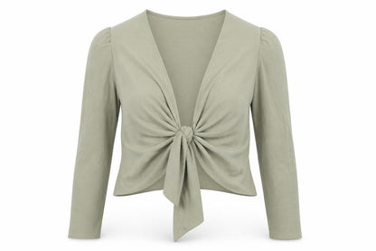 Womens UK Size 16 ASOS Green Shrug Jumper