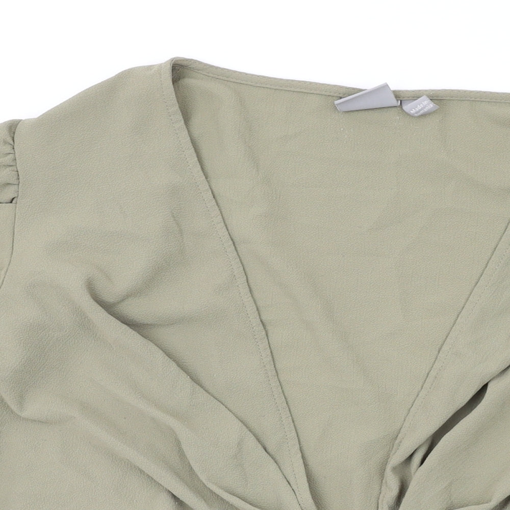 Womens UK Size 16 ASOS Green Shrug Jumper