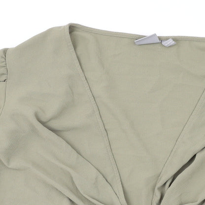 Womens UK Size 16 ASOS Green Shrug Jumper