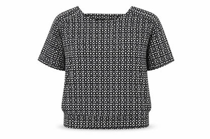 Womens UK Size 10 NEXT Black Basic Blouse