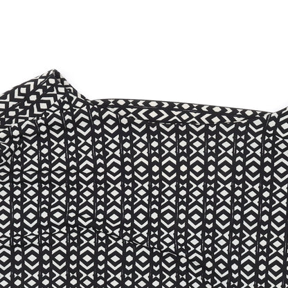 Womens UK Size 10 NEXT Black Basic Blouse