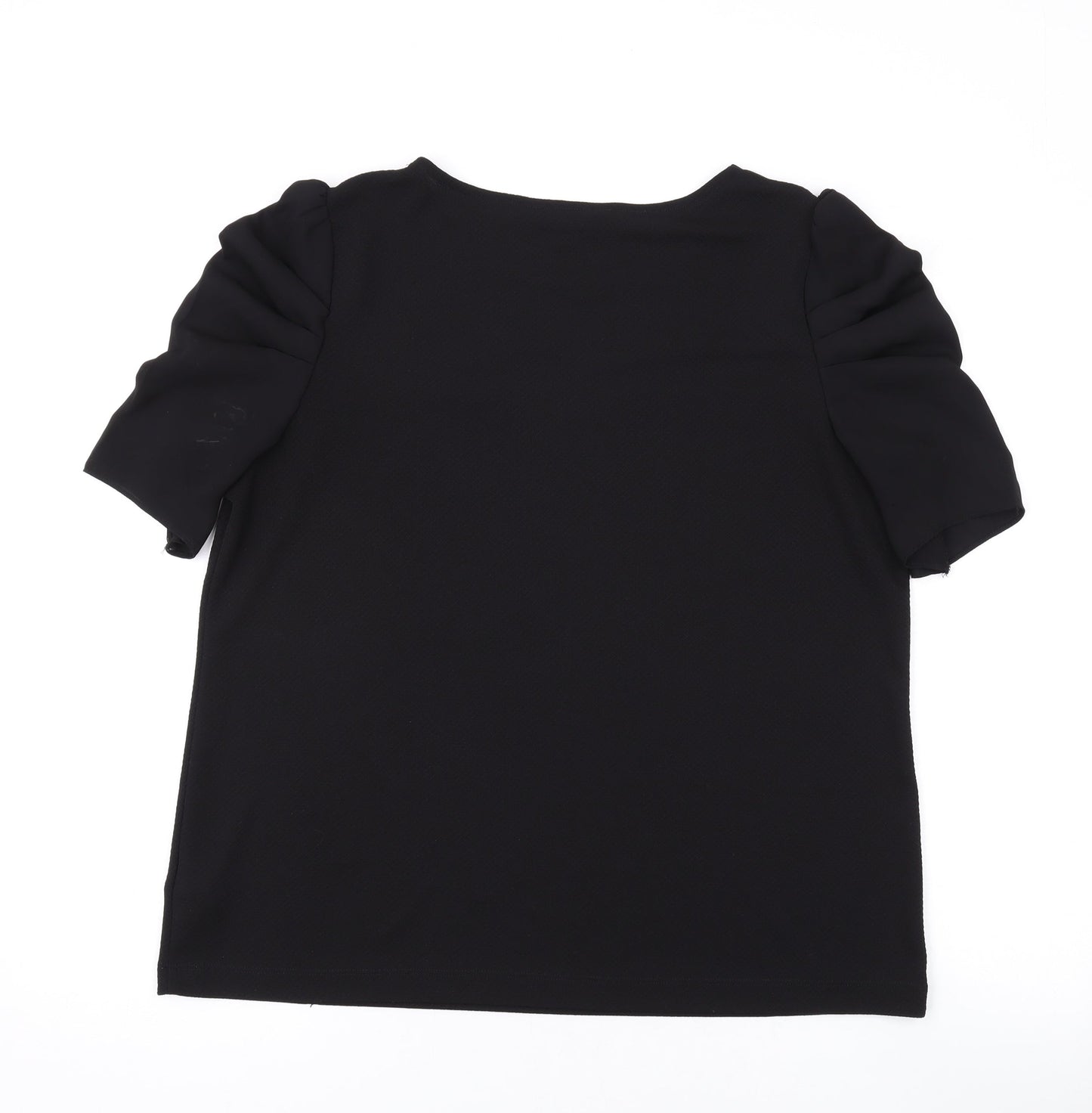 Womens UK Size 14 NEXT Black Basic T-Shirt