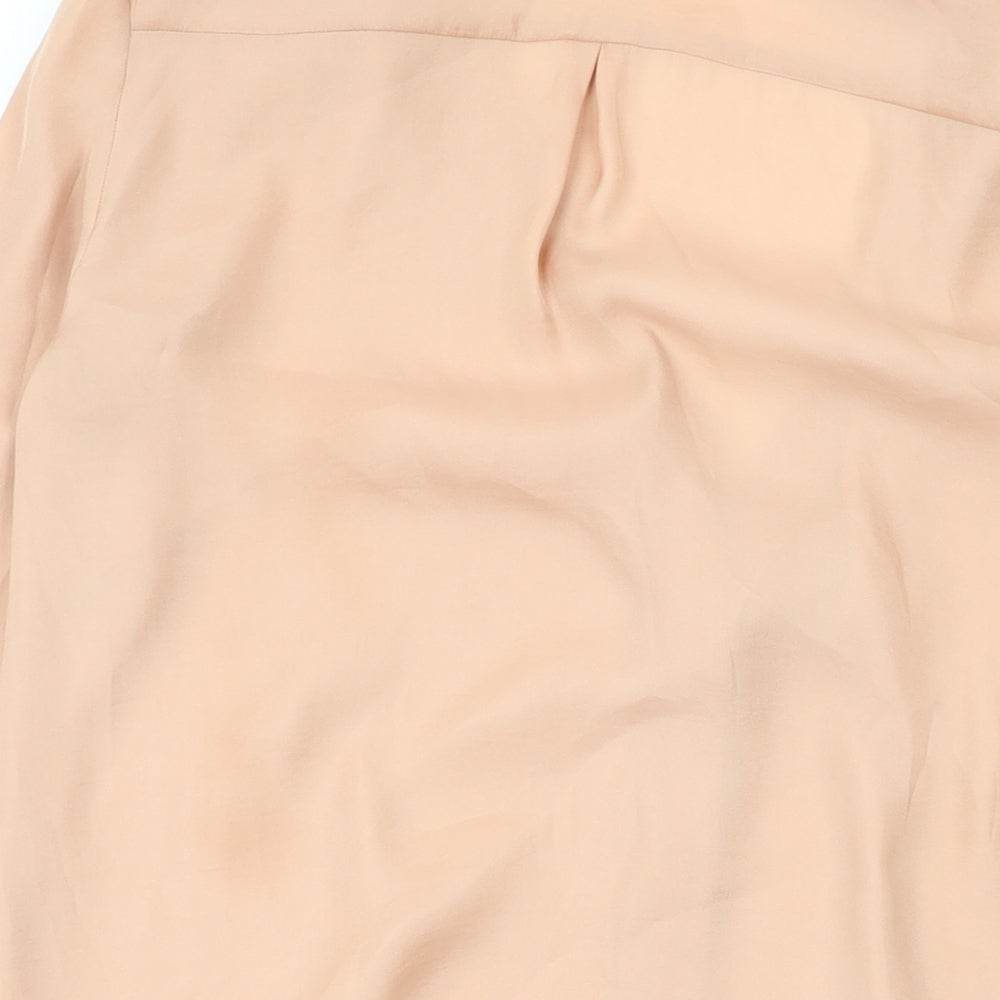 Paraphrase Womens Pink Polyester Basic Button-Up Size XS Collared