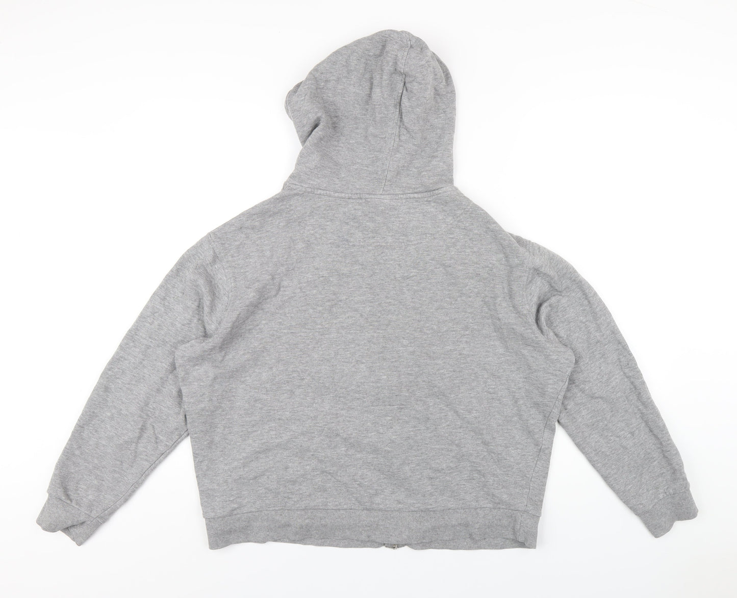 Womens UK Size 10 ASOS Grey Full Zip Hoodie