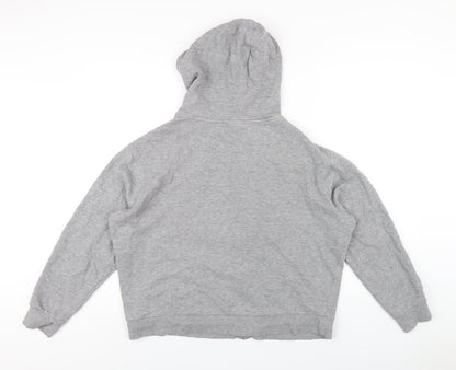 Womens UK Size 10 ASOS Grey Full Zip Hoodie