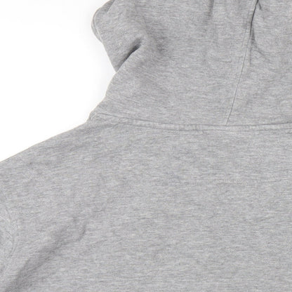 Womens UK Size 10 ASOS Grey Full Zip Hoodie