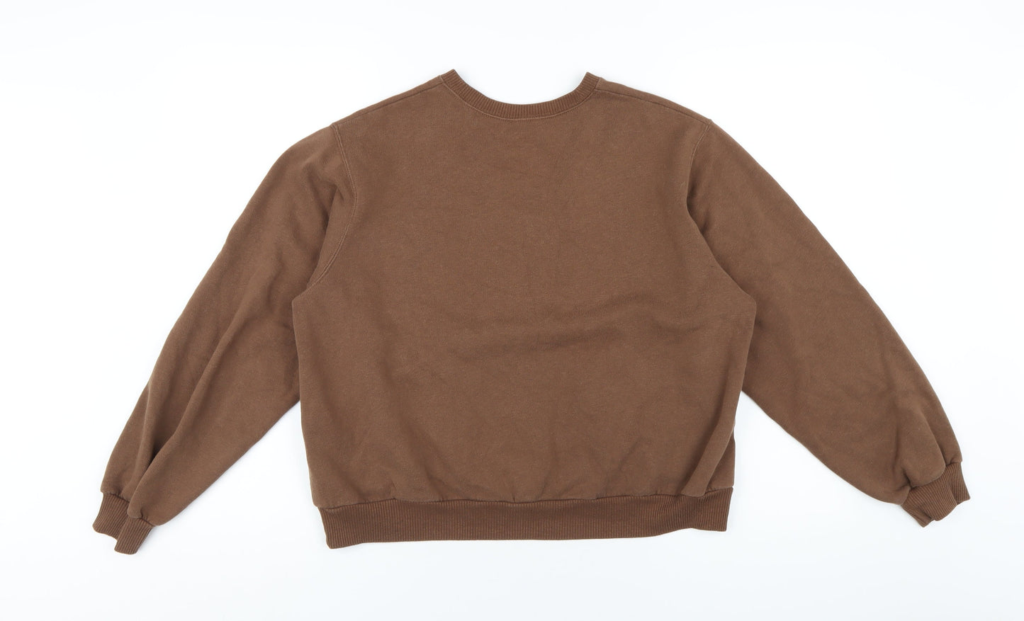 Hollister Womens Brown Cotton Pullover Hoodie Size XS Pullover