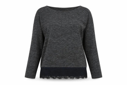 Womens UK Size M OVS Grey Basic T-Shirt